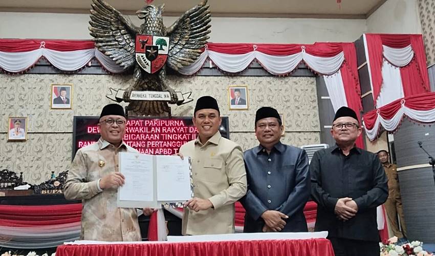 DPRD Kabgor Gelar Paripurna Ranperda Pertanggungjawaban APBD 2024 dan Retribusi Daerah