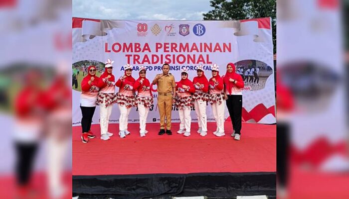 Permainan Tradisional dan Donor Darah Meriahkan HUT ke-80 RI di Museum Purbakala Gorontalo