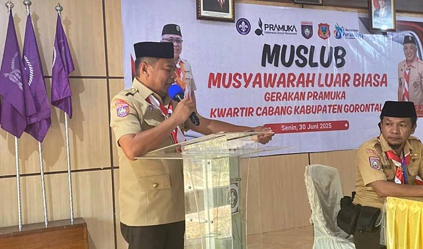 Wakil Ketua DPRD Kabgor Dipercayakan Pimpin Kwarcab Pramuka