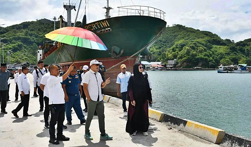 Kedatangan Tim Survei PT. Pelindo, Lahmuddin: Bentuk Keseriusan Pengembangan Pelabuhan Tilamuta