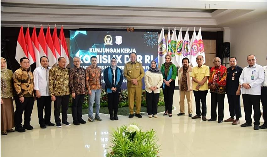Terima Kunker Komisi IX DPR RI, Gubernur Gusnar Bahas Sejumlah Isu