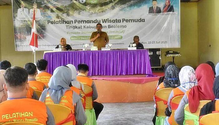 Disparpora Boalemo Latih Pemandu Wisata Pemuda