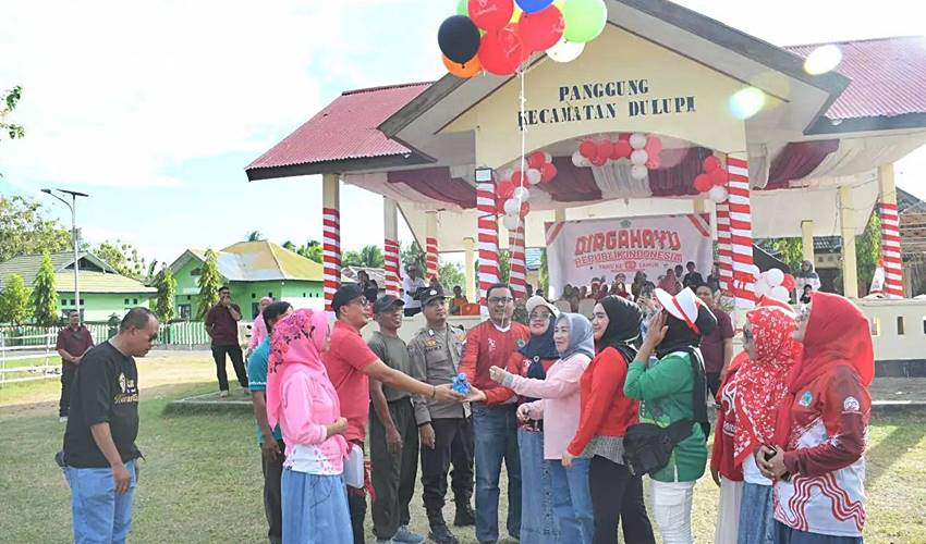 Wabup Lahmuddin Apresiasi Pencanangan HUT ke-80 RI di Dulupi