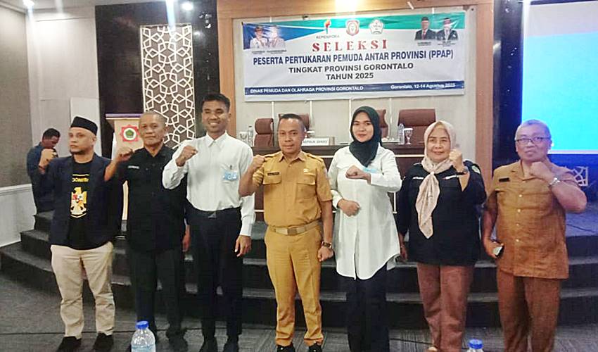 Wujudkan Visi Gubernur, Dispora Gorontalo Gelar Seleksi Pertukaran Pemuda Antar Provinsi