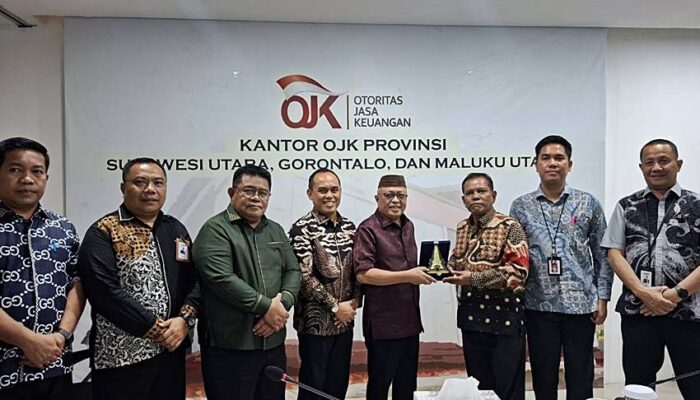 Bupati Sofyan Kunker ke OJK Manado, Bahas Penguatan Sektor Jasa Keuangan Daerah