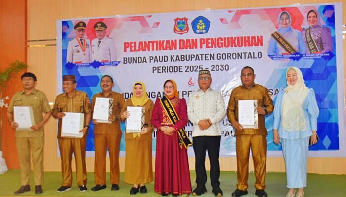 Dilantik Sebagai Bunda PAUD Kabgor, Maryam Puhi Pago Komit Jalankan Amanah