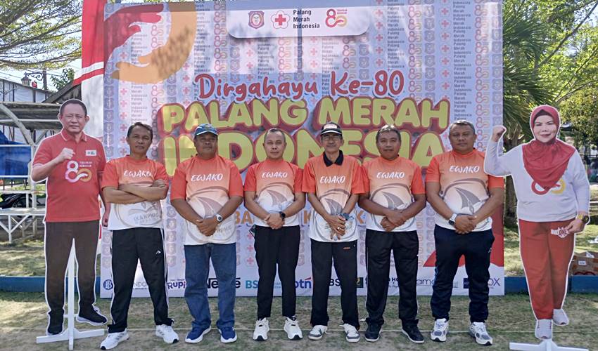 IKA HPMIG Makassar Turut Sukseskan Jalan Sehat dan Donor Darah Peringatan HUT ke-80 PMI