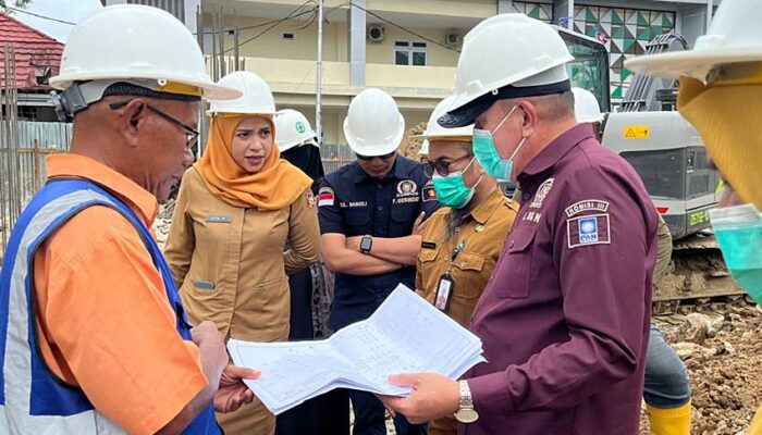 Komisi lll DPRD Kabgor Minta Proyek Pembangunan Tiga Gedung RSUD Dunda Digenjot