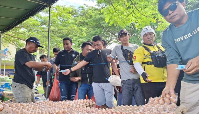 1.000 Pengemudi Ojol Nikmati Pasar Murah Pemprov, IPB: Terima Kasih Pak Gubernur