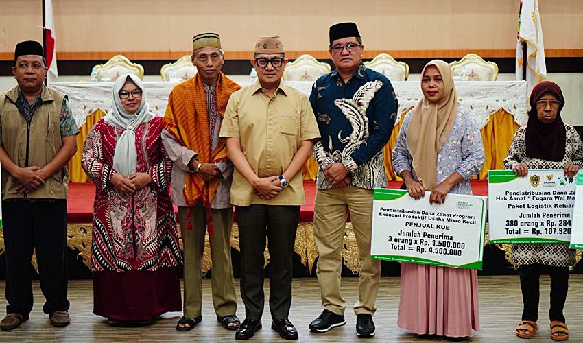 Support Pemkot Gorontalo Tumbuhkan Ekonomi, BAZNAS Gelontorkan Bantuan ke UMK