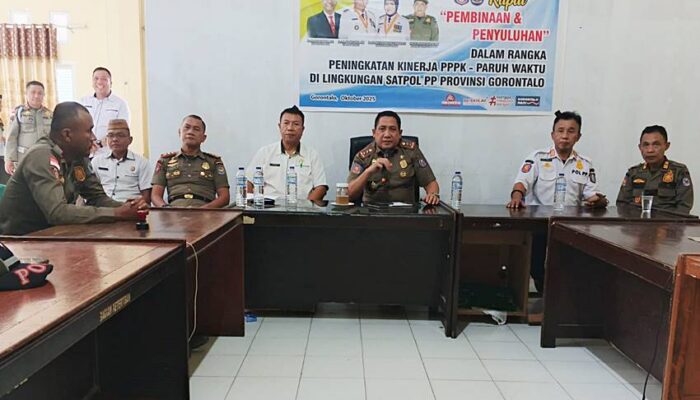 Bina PPPK PW, Kasatpol PP Provinsi Tekankan Disiplin dan Integritas Kerja