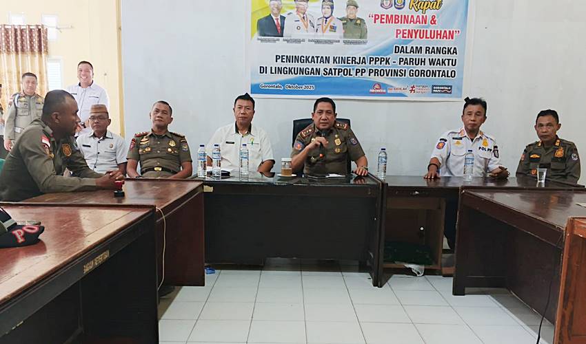 Bina PPPK PW, Kasatpol PP Provinsi Tekankan Disiplin dan Integritas Kerja