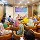 Suasana Rakor finalisasi Perbup tentang pedoman penanggulangan Stunting yang dipimpin Sekda Kabgor, Sugondo Makumur, Kamis (23/10/2025).