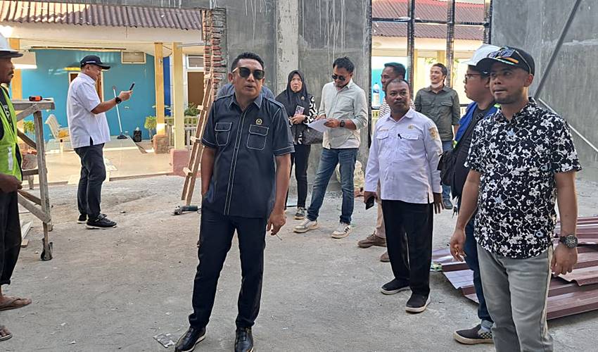 Komisi III Dekab Boalemo Pantau Progres Pekerjaan Proyek Dikes dan PUPR