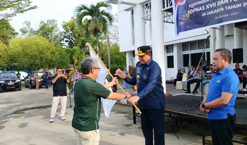 Lepas Atlet POPNAS XVII dan PEPARPENAS XI, Gusnar_ Tunjukkan Kemampuan Terbaik