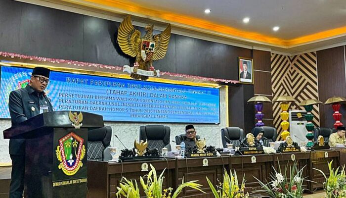 Perda Perubahan Disetujui Dekot Gorontalo, Selangkah Lagi Bapenda jadi OPD Baru