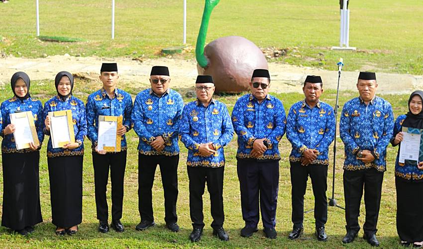 Pimpin Apel KORPRI di Buper Bongohulawa, Sofyan Ajak ASN Sukseskan Peran Saka Nasional