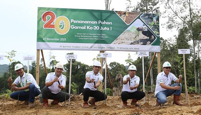 BJA Group Sudah Tanam 20 Juta Pohon Gamal, Wujud Komitmen Industri Wood Pellet Bebas Deforestasi dan Berkelanjutan