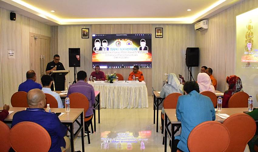 Buka Rakor Penanganan Pasca Bencana, Indra Gobel Ingatkan Hal Ini