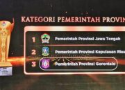 Hebat! Gorontalo Duduki Posisi Ketiga BKN Award 2025 Kategori Provinsi
