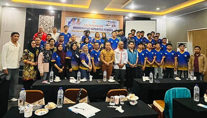 Kadispora Gorontalo Tutup Kegiatan Sosialisasi Peningkatan Kapasitas Pemuda