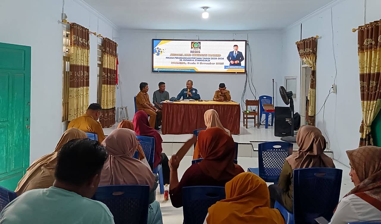 Manfaatkan Videotron jadi Media Informasi Publik, Wakil Ketua DPRD Boalemo Apresiasi Desa Pontolo