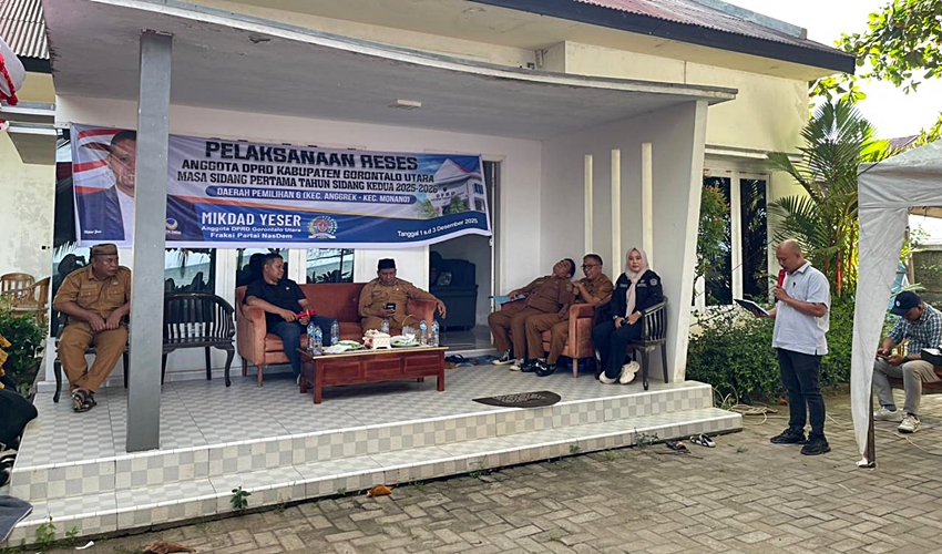 Warga Kecamatan Monano Usul Pembangunan Jalan dan Pengembangan Wisata ke Aleg Gorut