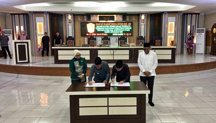 Banggar-TAPD Gorut Sepakati APBD Tahun Anggaran 2026