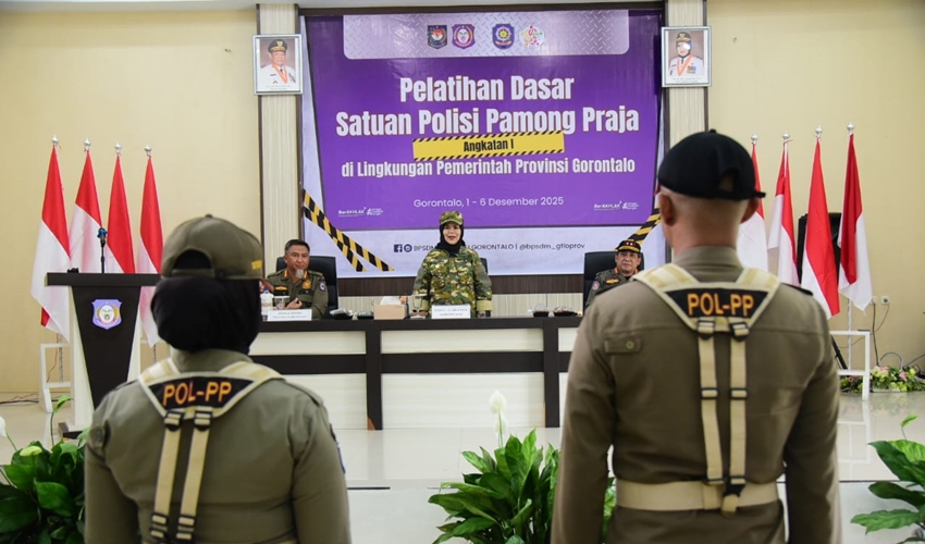 Buka Latsar Satpol PP Angkatan I, Wagub Idah Tekankan Hal Ini