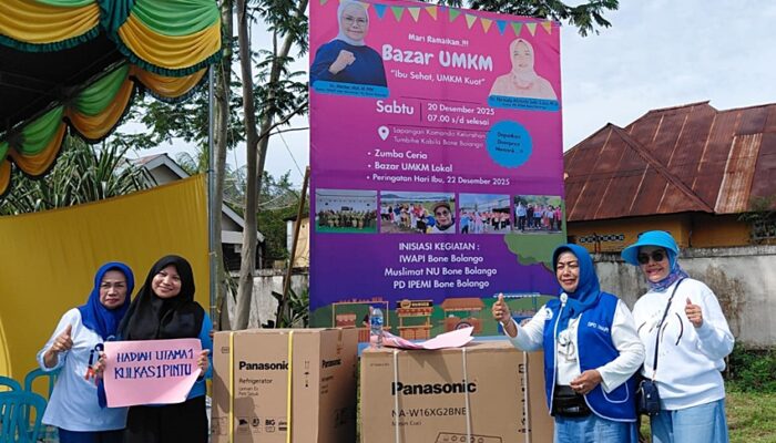 Hadiah dari Rachmat Gobel Warnai Bazar UMKM di Lapangan Komando Bone Bolango
