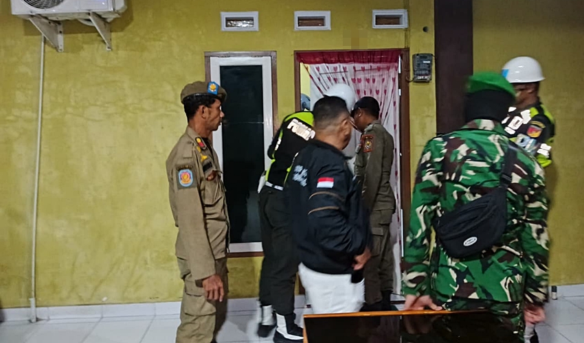 Gelar Razia, Satpol PP Kota Gorontalo Amankan 4 Pasang Non Muhrim dan Miras