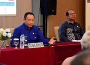Gubernur Gusnar Pimpin Rakorev Penyerapan Anggaran Periode November