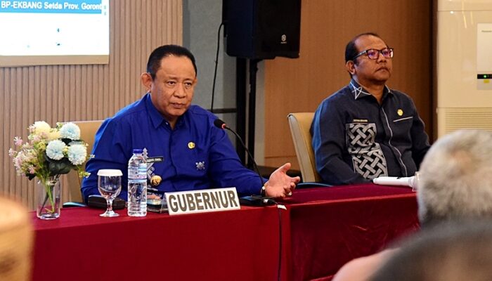 Gubernur Gusnar Pimpin Rakorev Penyerapan Anggaran Periode November