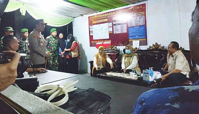 Gusnar-Idah Pantau Sejumlah Pos Pengamanan Nataru