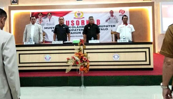 Ketua DPRD Kabgor Dukung Penguatan Pembinaan Atlet