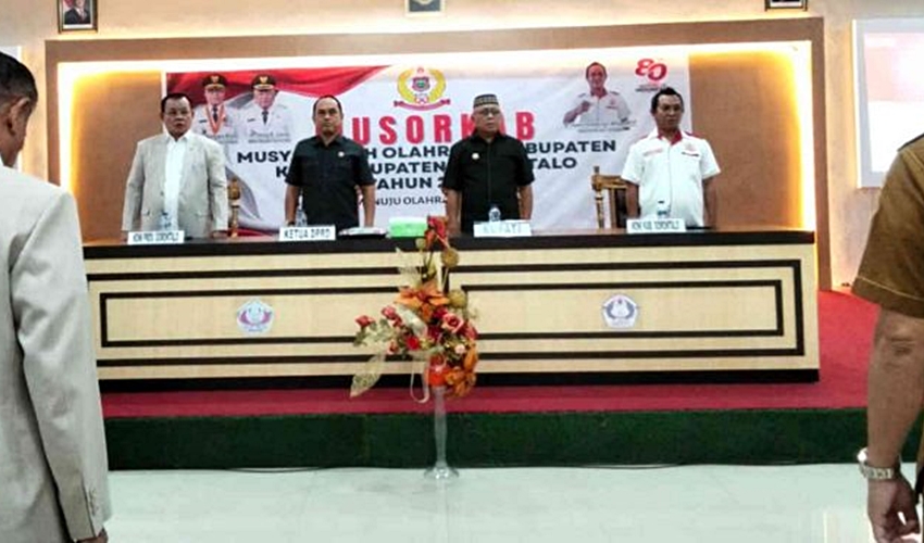 Ketua DPRD Kabgor Dukung Penguatan Pembinaan Atlet