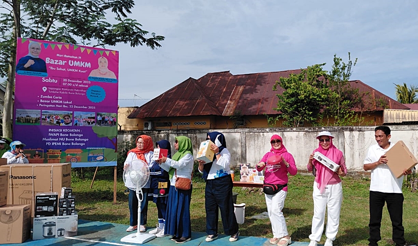 Gelar Bazar UMKM di Peringatan Hari Ibu ke-97, Cara Merlan Uloli Gairahkan Perekonomian Daerah