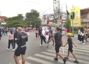 Minggu Bugar, Warga Gorontalo Antusias Ikuti Jalan Sehat dan Senam Bersama