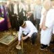 Gubernur Gorontalo, Gusnar Ismail ketika meletakan batu pertama pembangunan Islamic Center, Jumat (12/12/2025).