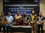 Tingkatkan Sinergitas, KAI Daop 8 Surabaya Teken MoU dengan Kejaksaan Negeri Bangkalan