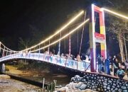 15 Hari Dikerjakan, Jembatan Desa Molalahu Kembali Dimanfaatkan Warga