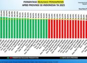 Gorontalo Urutan Pertama Realisasi Pendapatan se-Indonesia, Gusnar-Idah Cetak Sejarah