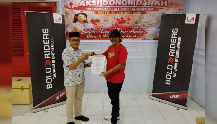 Aksi Donor Darah Bikers Diapresiasi Sekda Ismail