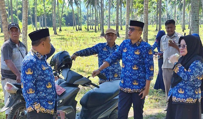 Wabup Boalemo Tinjau Lahan Rencana Pembangunan Batalyon di Piloliyanga