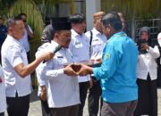 Sekda Boalemo Sambut Kirab Duplikat Bendera Pusaka Merah Putih