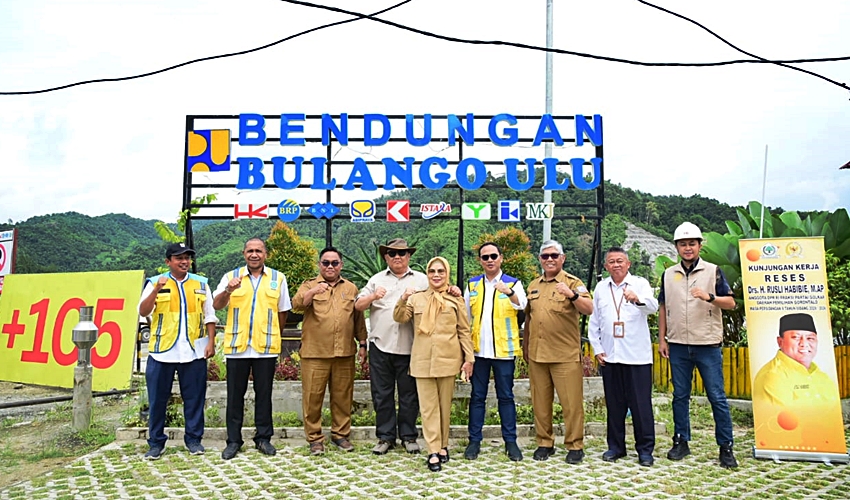 Pembangunan Waduk Bulango Ulu, Wagub Idah Optimis Selesai Tahun Ini