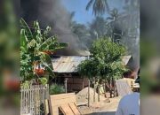 Rumah Warga di Tombulilato Ludes Terbakar, Delapan Warga Kehilangan Tempat Tinggal