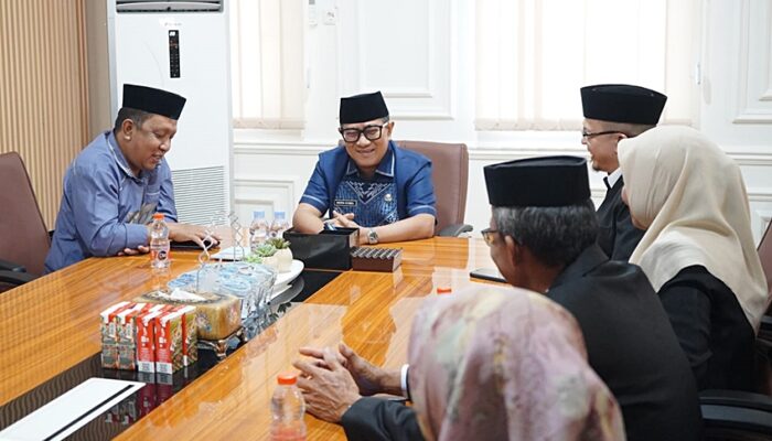Terima Kunjungan Kementerian Haji dan Umrah Gorontalo, Indra Tekankan Soal Manajemen