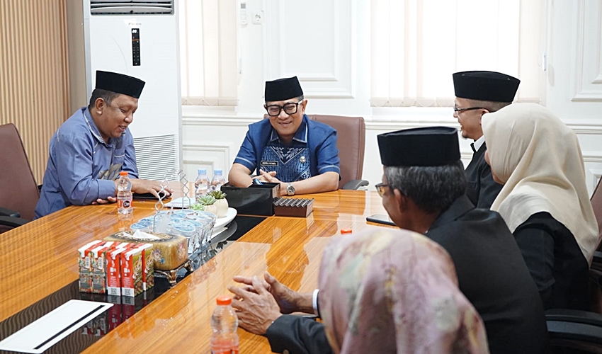 Terima Kunjungan Kementerian Haji dan Umrah Gorontalo, Indra Tekankan Soal Manajemen