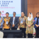 Rania Riris Ismail (Jilbab putih) pada RUPS Bank SulutGo